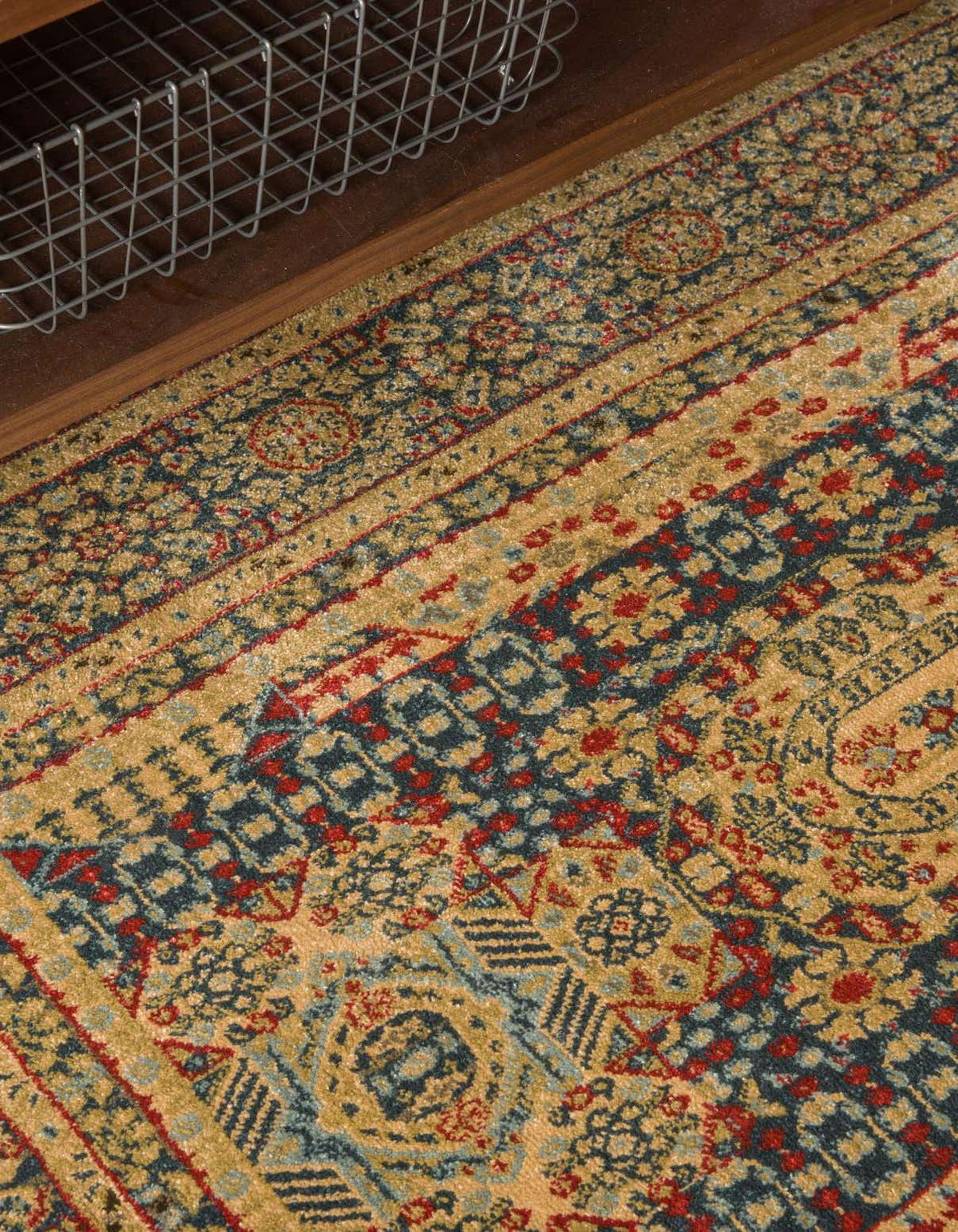 Rechteck Teppich Mamluk in Blau von Hadorn™ - Lifestyle Image