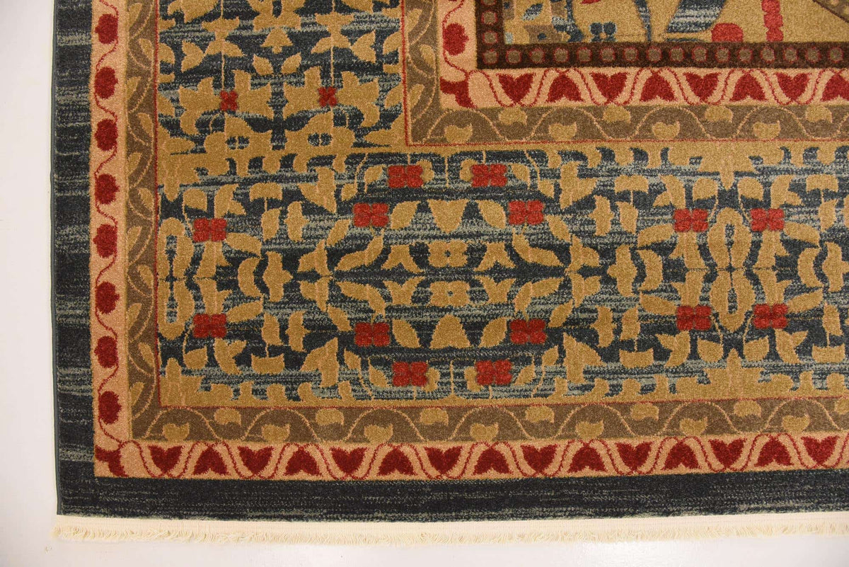 Rechteck Teppich Mamluk in Blau von Hadorn™ - Lifestyle Image