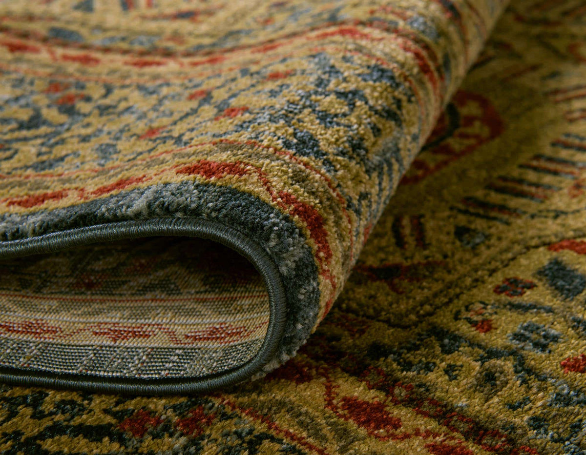 Läufer Teppich Mamlouk Design in Blau von Hadorn™ - Lifestyle Image
