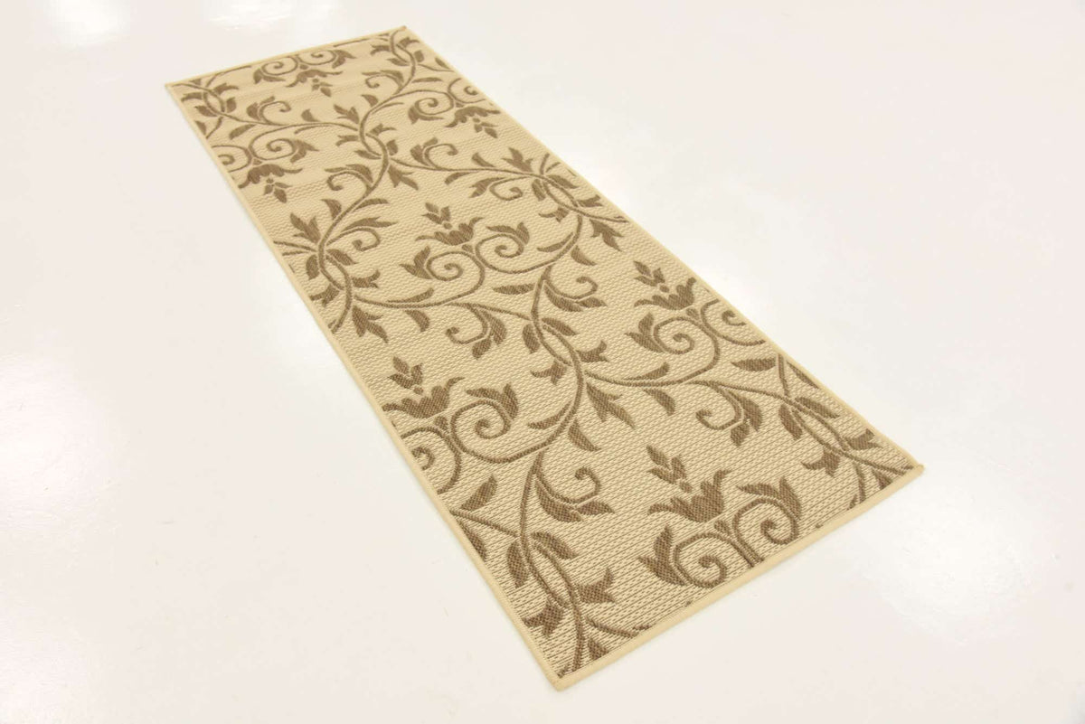 Läufer Outdoor Teppich Outdoor Botanical in Beige von Hadorn™ - Lifestyle Image