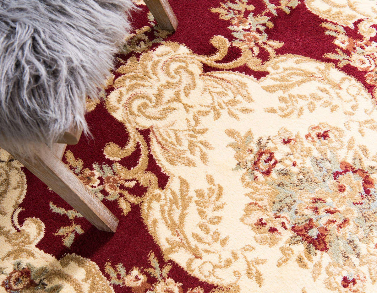 Läufer Teppich Classic Aubusson in Rot von Hadorn™ - Lifestyle Image