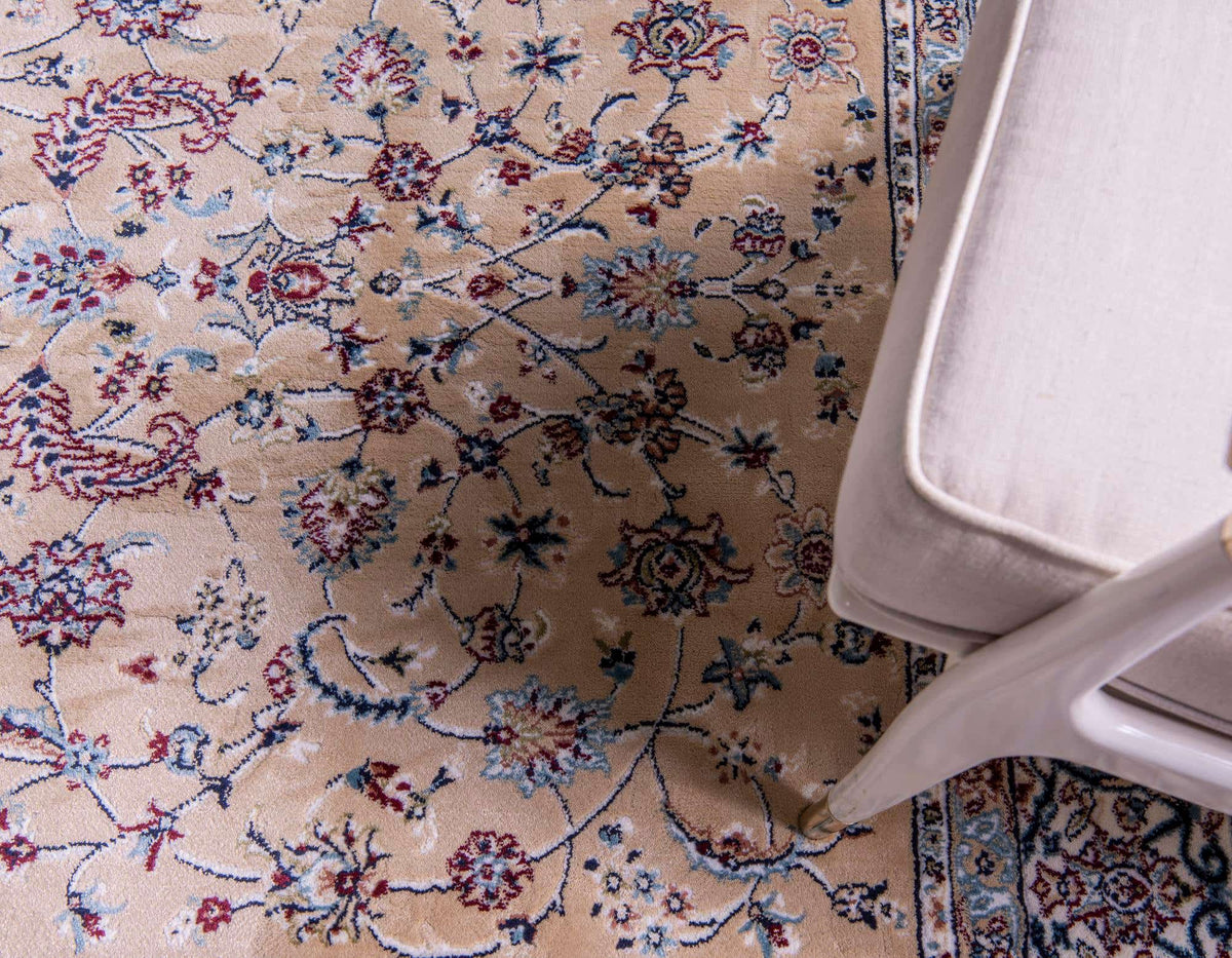 Rechteck Teppich Nain Design in Beige von Hadorn™ - Lifestyle Image