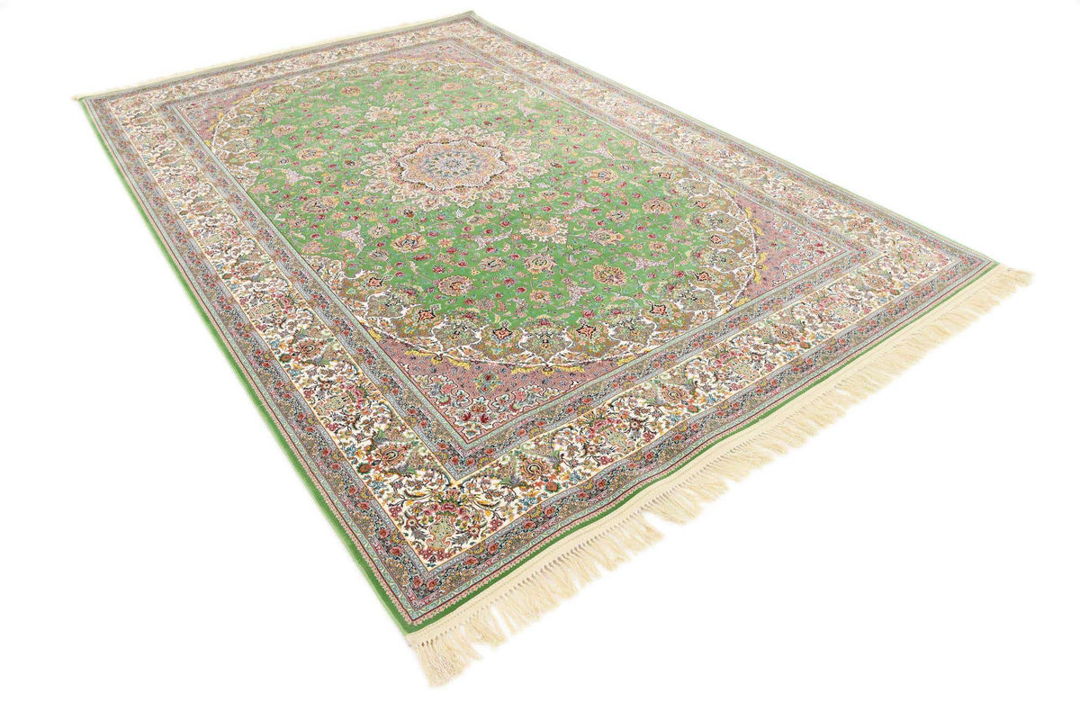 Rechteck Teppich Dynasty in Grün von Hadorn™ - Lifestyle Image