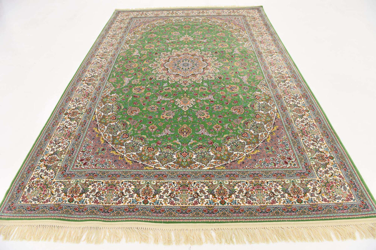 Rechteck Teppich Dynasty in Grün von Hadorn™ - Lifestyle Image