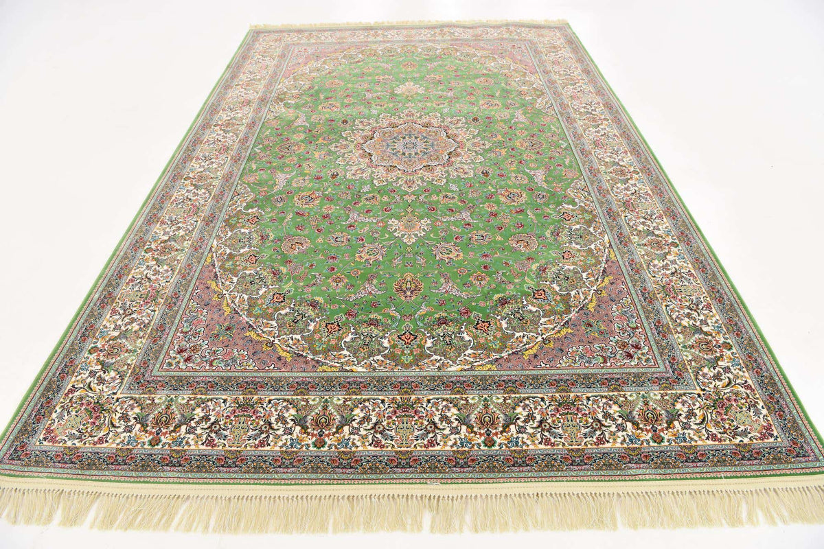 Rechteck Teppich Dynasty in Grün von Hadorn™ - Lifestyle Image