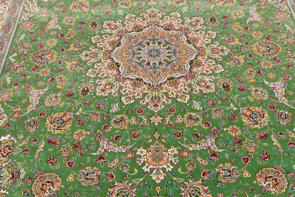 Rechteck Teppich Dynasty in Grün von Hadorn™ - Lifestyle Image