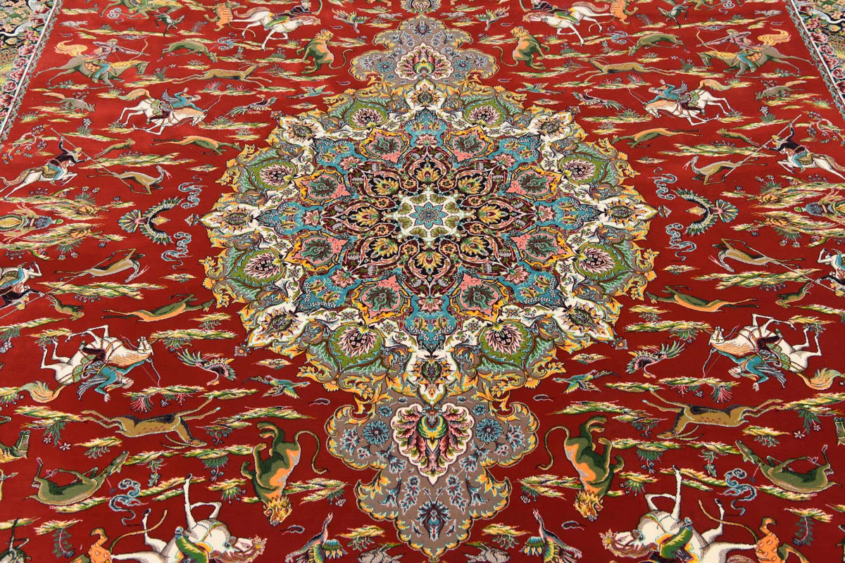 Rechteck Teppich Dynasty in Rot von Hadorn™ - Lifestyle Image