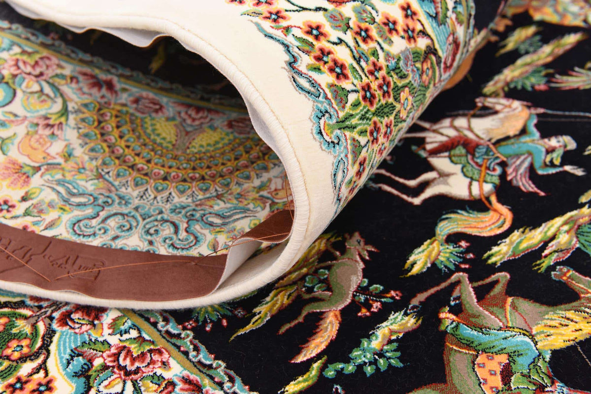 Rechteck Teppich Dynasty in Schwarz von Hadorn™ - Lifestyle Image