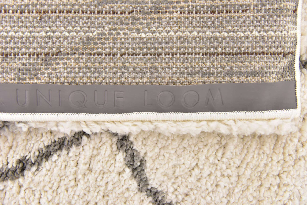 Quadratisch Hochflorteppich Marrakesh Shag in Beige von Hadorn™ - Lifestyle Image