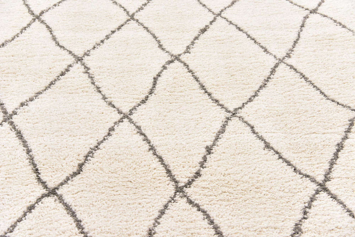 Quadratisch Hochflorteppich Marrakesh Shag in Beige von Hadorn™ - Lifestyle Image
