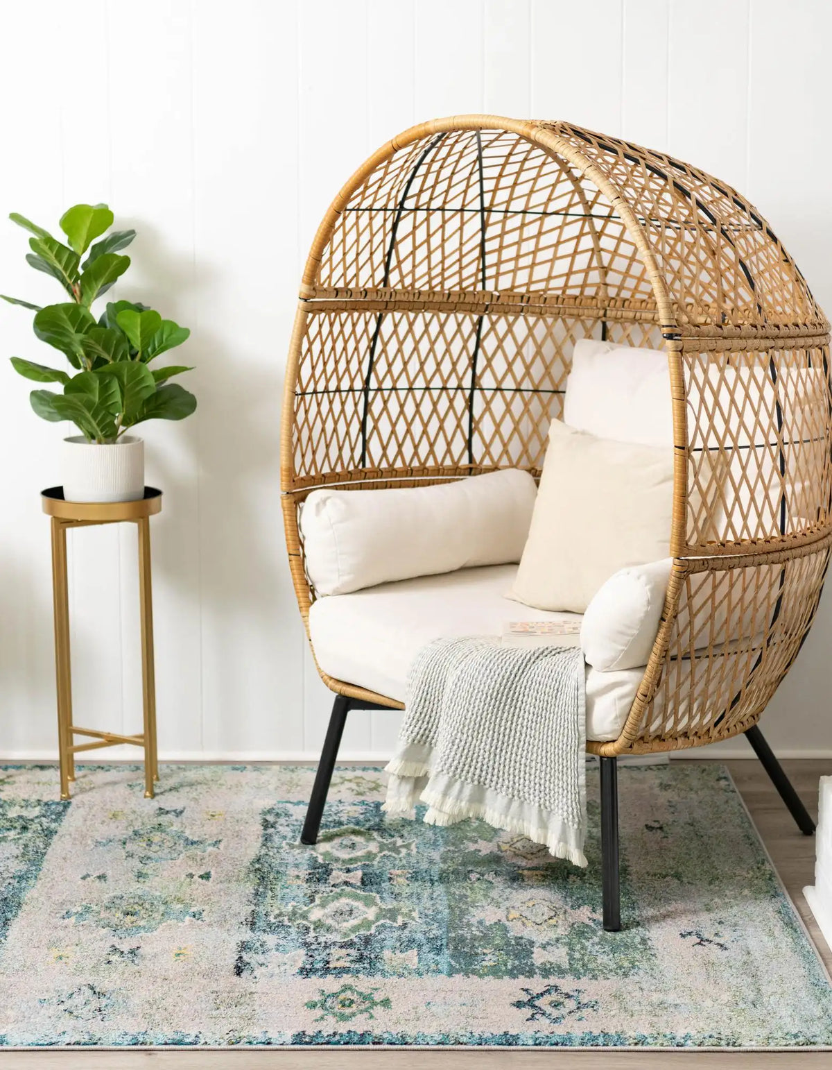Rechteck Teppich Alta in Grün von Hadorn™ - Lifestyle Image