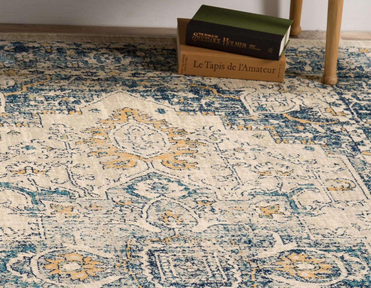 Rechteck Teppich Stockholm in Beige von Hadorn™ - Lifestyle Image