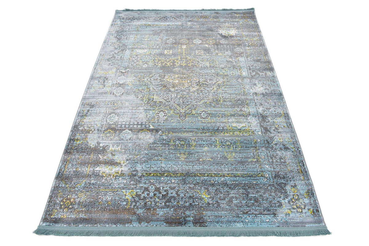 Rechteck Teppich Havana in Türkis von Hadorn™ - Lifestyle Image