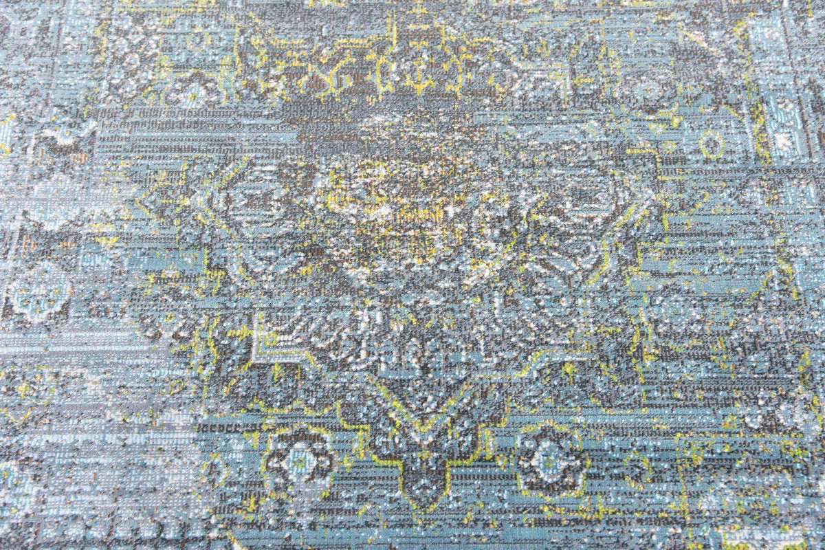 Rechteck Teppich Havana in Türkis von Hadorn™ - Lifestyle Image