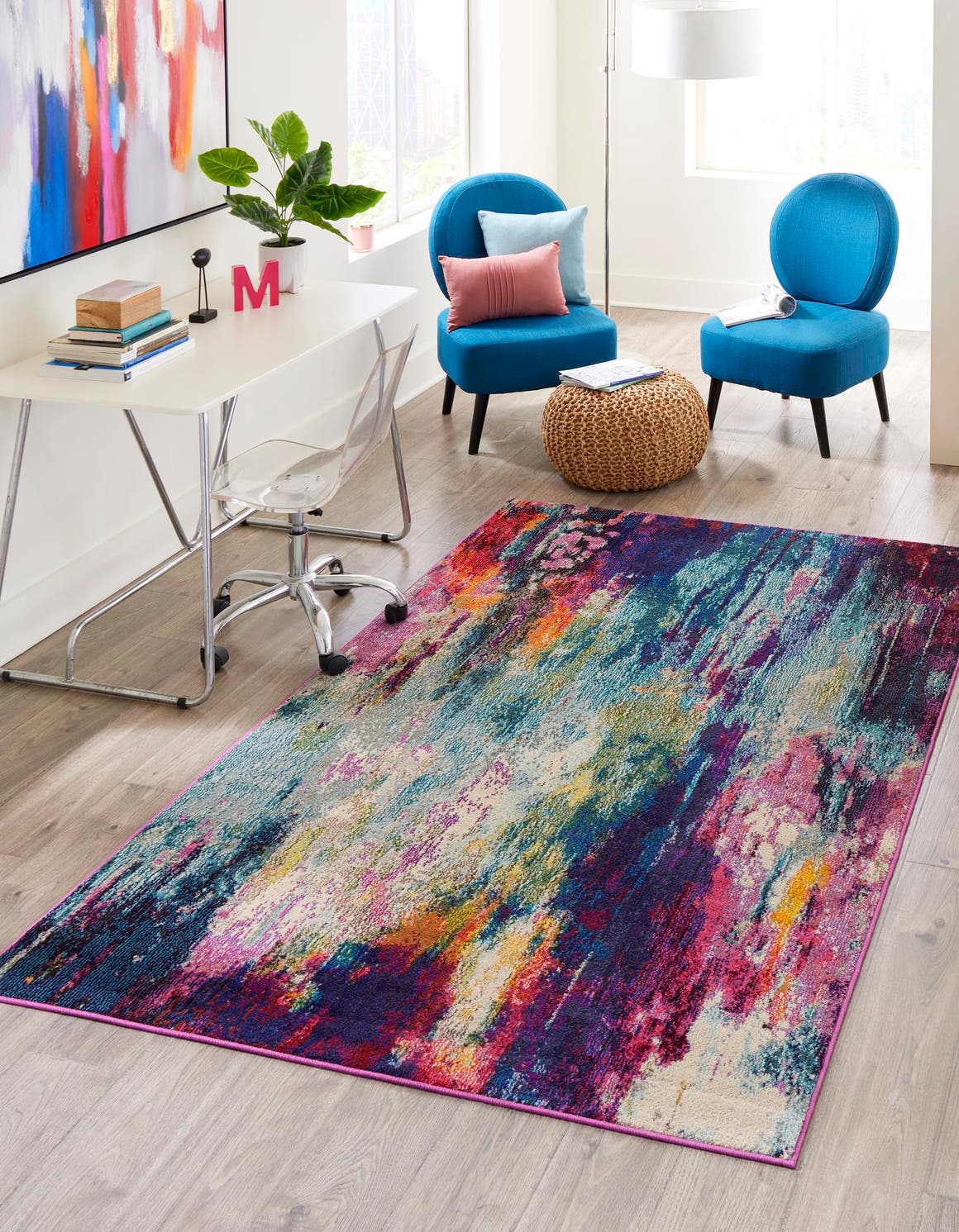 Rechteck Teppich Spectrum in Mehrfarbig von Hadorn™ - Lifestyle Image