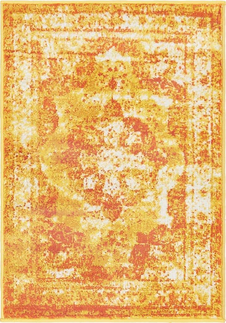 Rechteck Teppich Monaco in Orange von Hadorn™ - Lifestyle Image