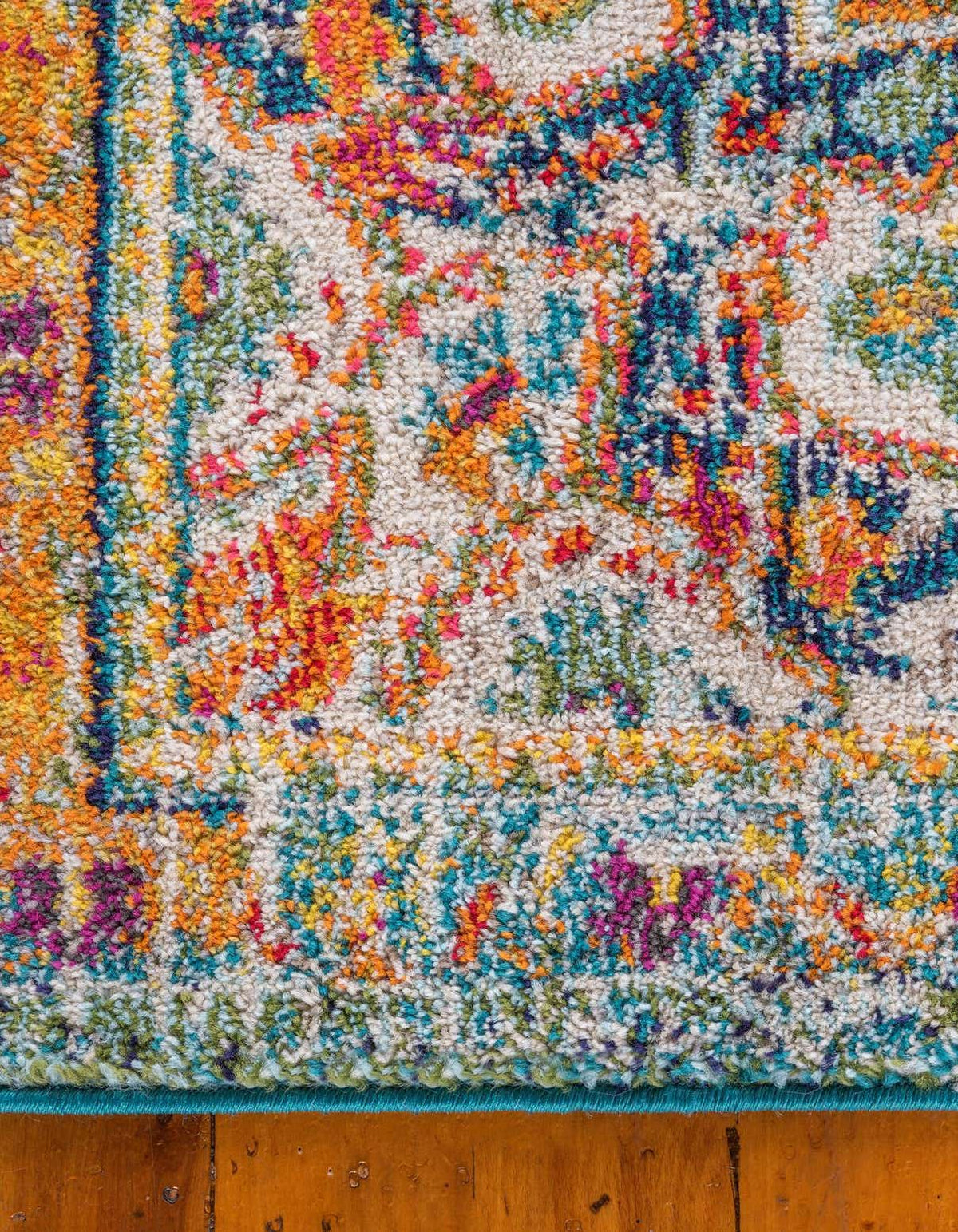Quadratisch Teppich Carrington in Grün von Hadorn™ - Lifestyle Image