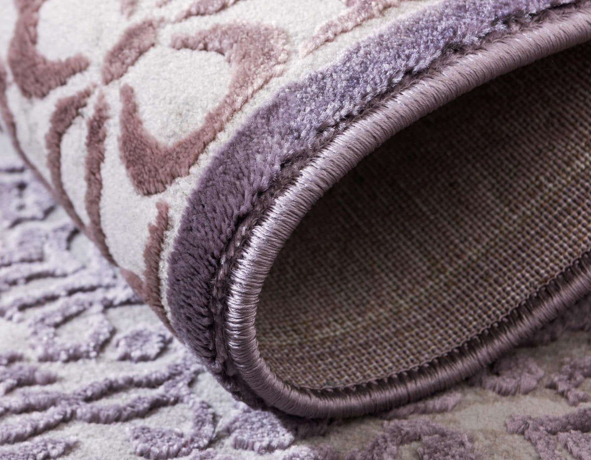 Rechteck Teppich Chesterfield in Violett von Hadorn™ - Lifestyle Image
