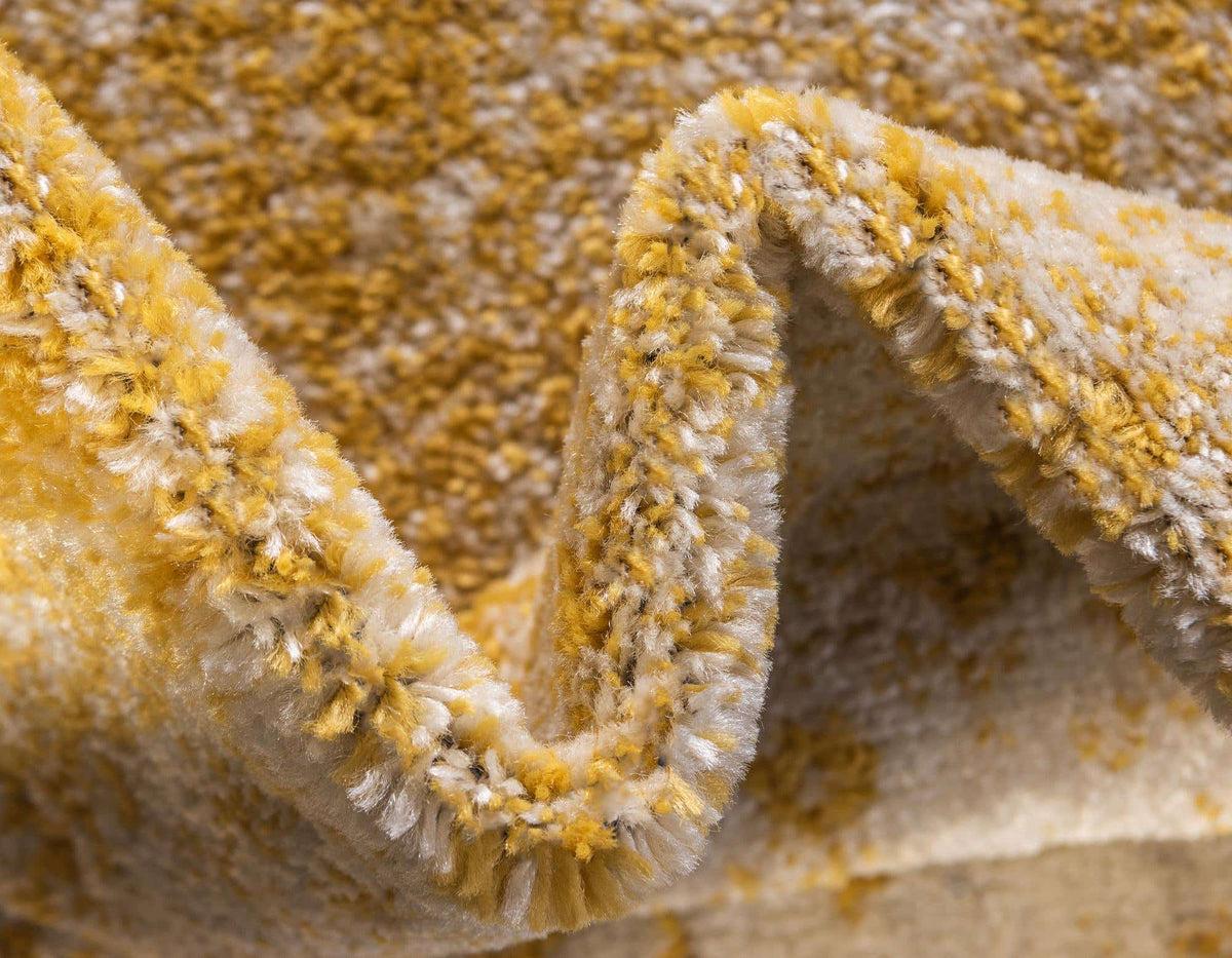 Rund Teppich Bexley in Gelb von Hadorn™ - Lifestyle Image