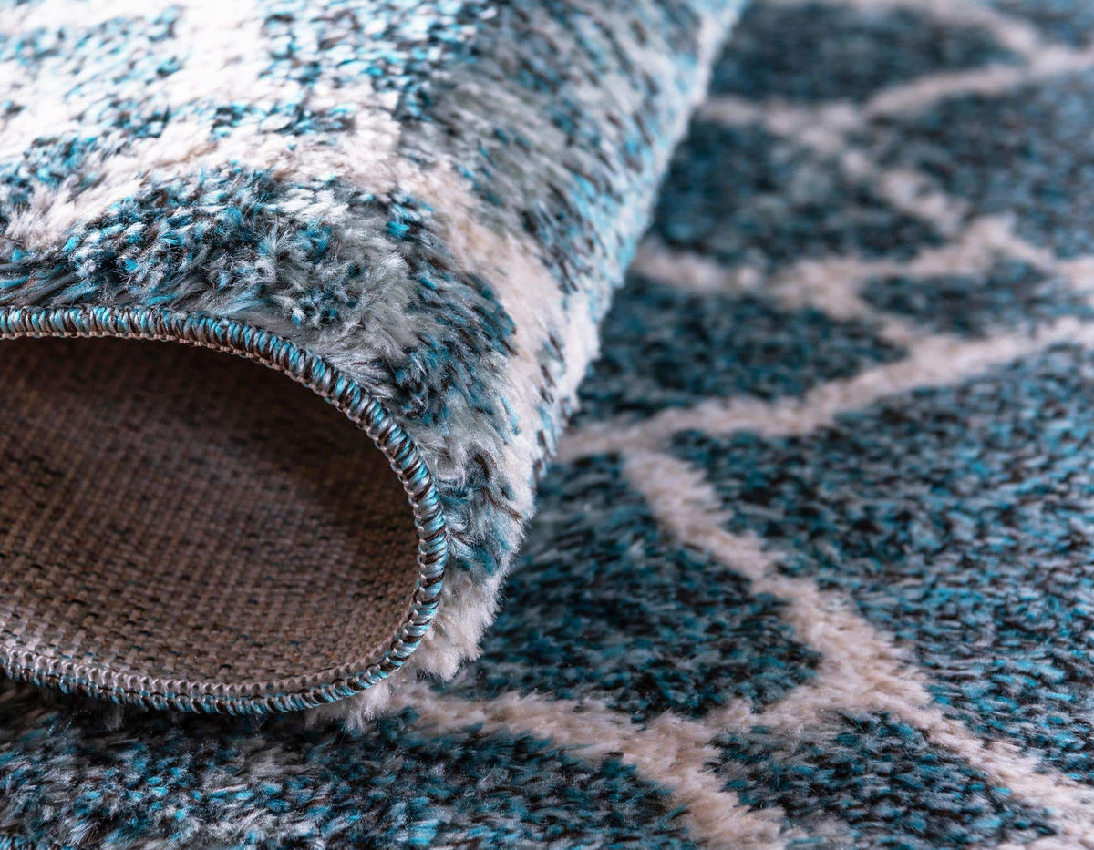 Rechteck Teppich Atlas in Dunkelblau von Hadorn™ - Lifestyle Image