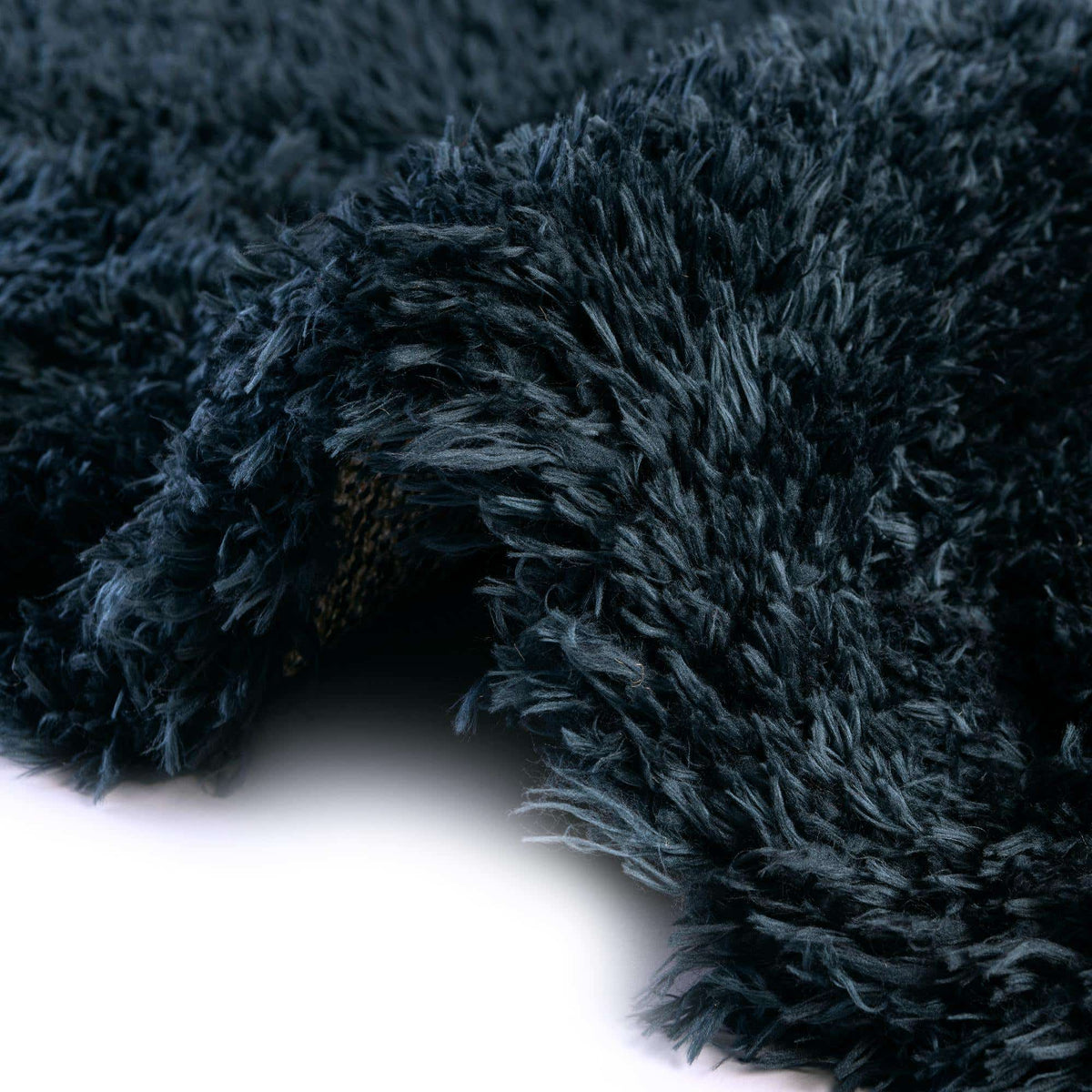Rechteck Hochflorteppich Infinity Shag in Blau von Hadorn™ - Lifestyle Image