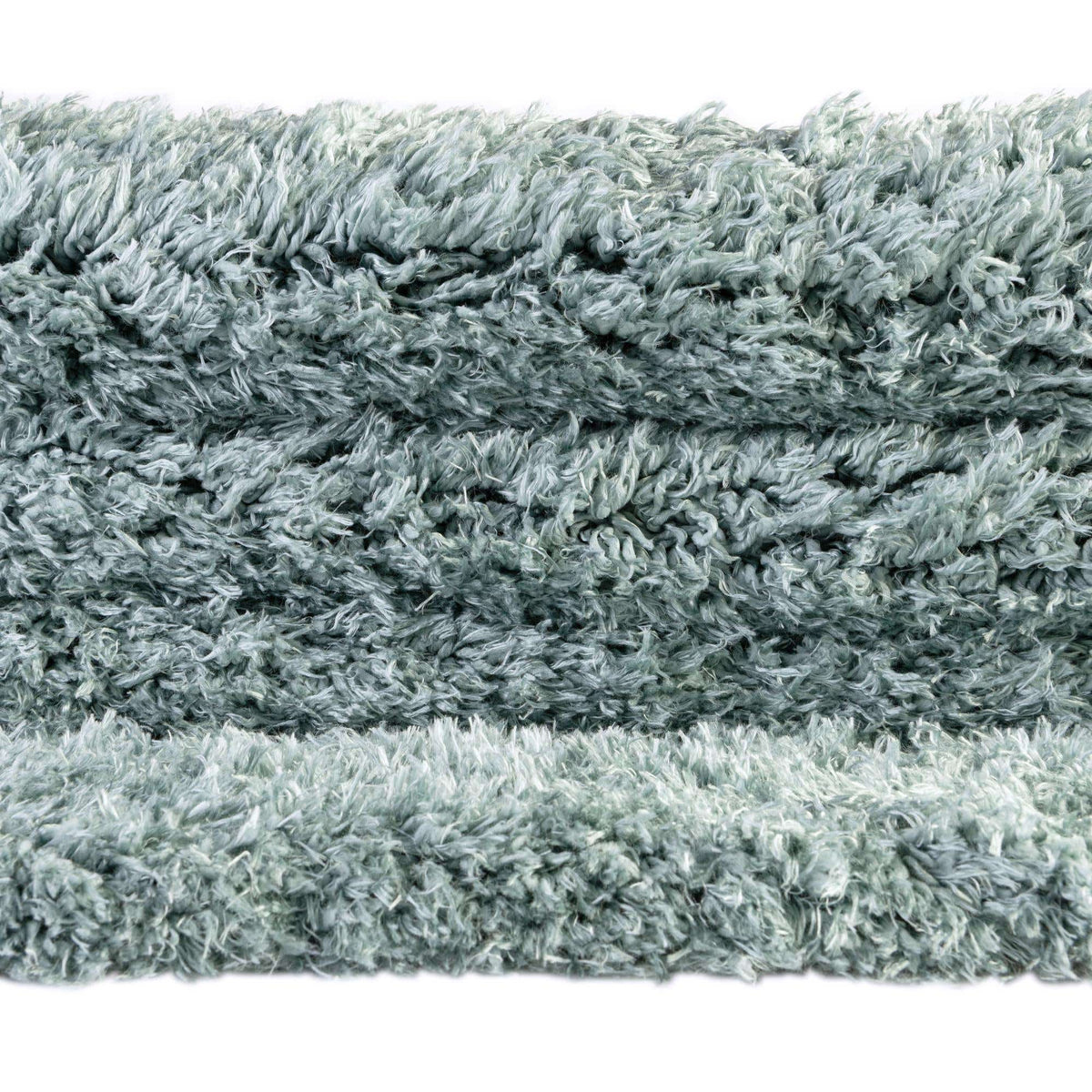 Rechteck Hochflorteppich Infinity Shag in Schieferblau von Hadorn™ - Lifestyle Image