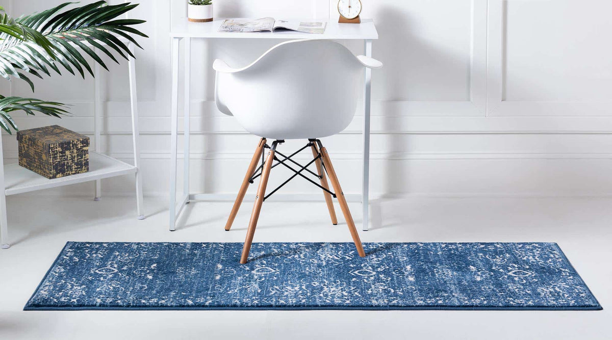 Läufer Teppich Boston in Blau von Hadorn™ - Lifestyle Image