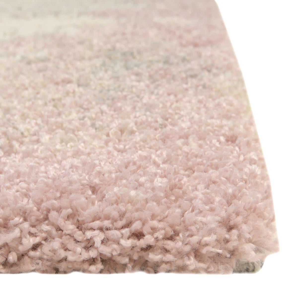 Quadratisch Hochflorteppich Soft Touch Shag in Rosa von Hadorn™ - Lifestyle Image