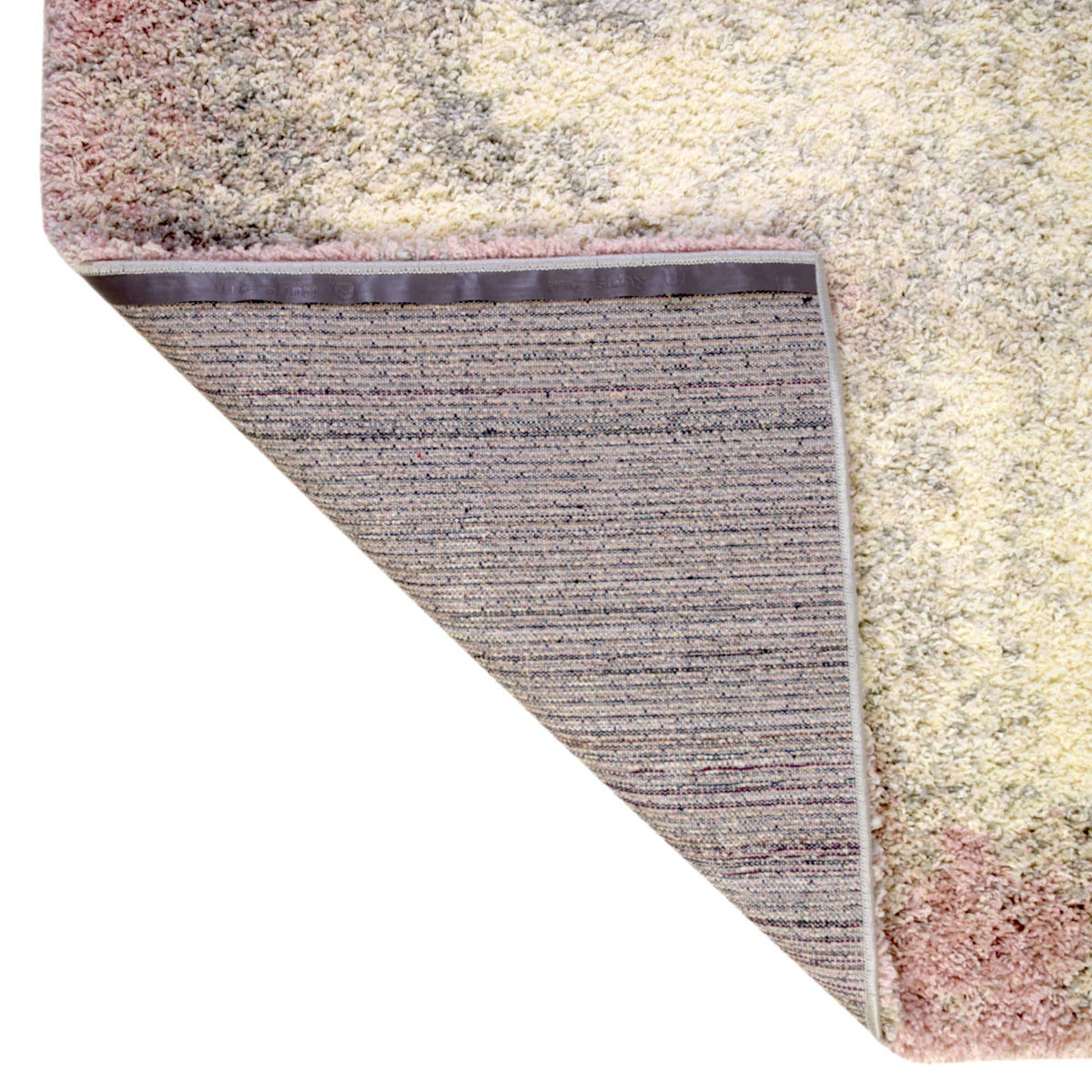 Quadratisch Hochflorteppich Soft Touch Shag in Rosa von Hadorn™ - Lifestyle Image