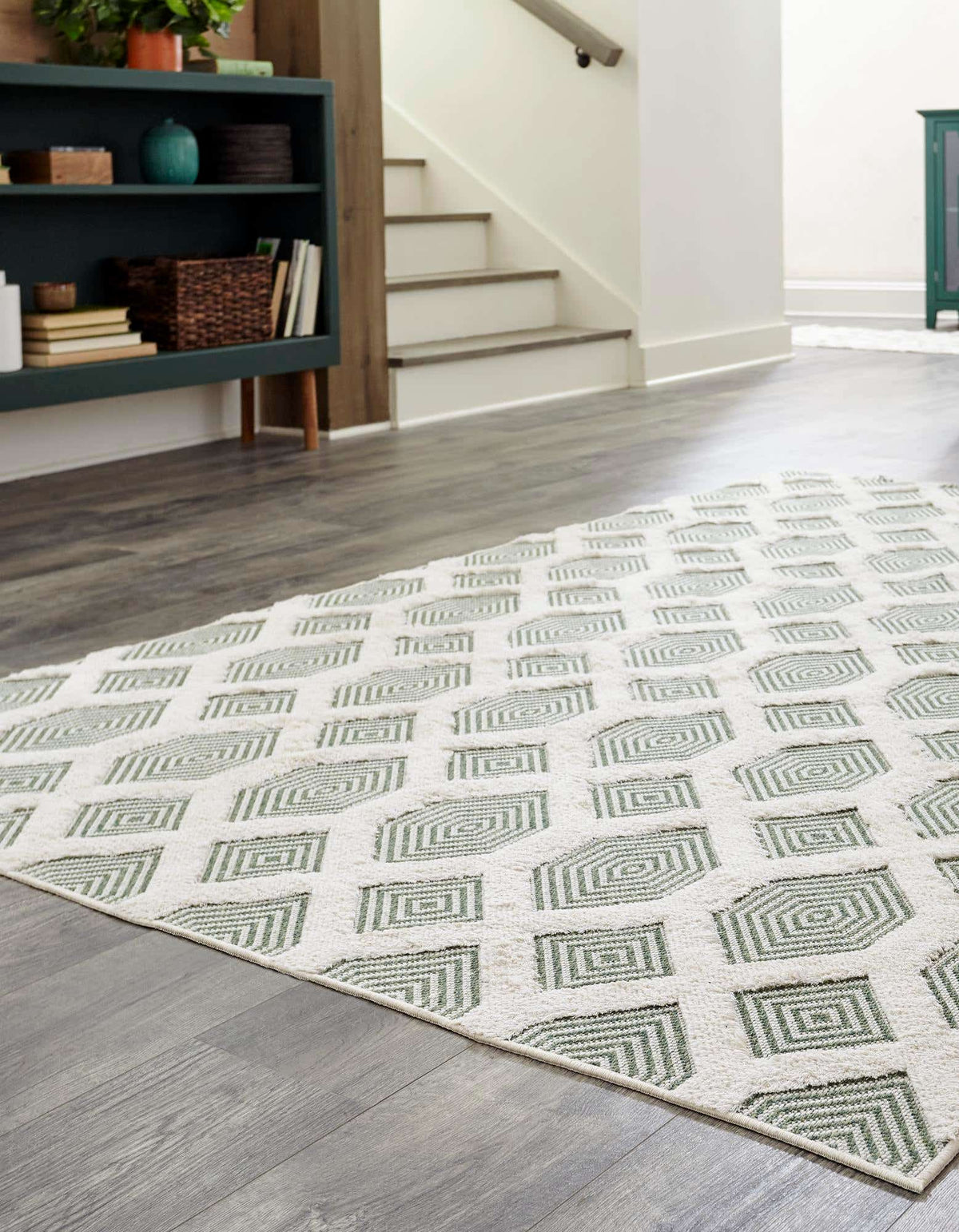 Rechteck Teppich Sabrina Soto Casa in Grün von Hadorn™ - Lifestyle Image
