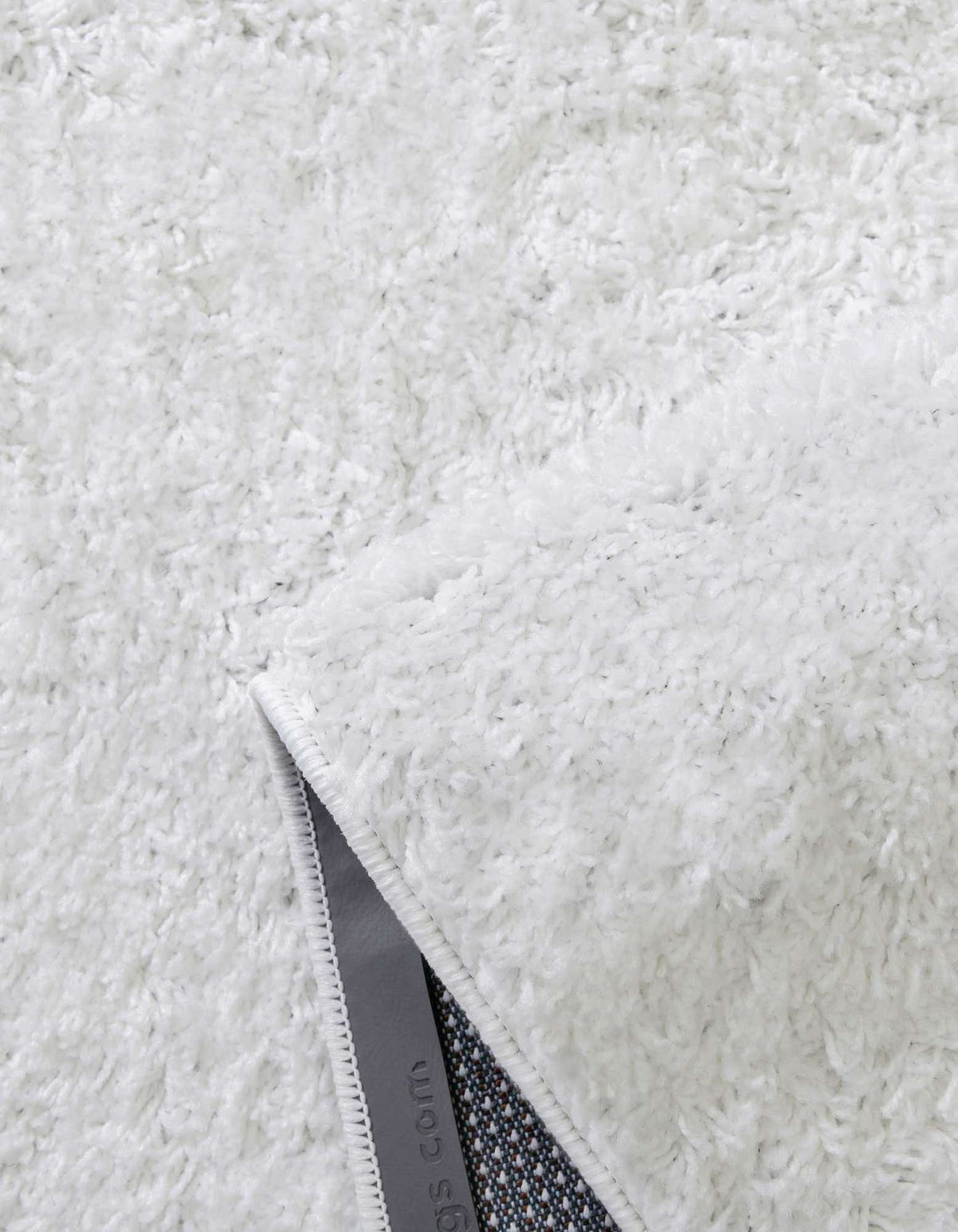 Rund Hochflorteppich Everyday Shag in Schneewittchen von Hadorn™ - Lifestyle Image