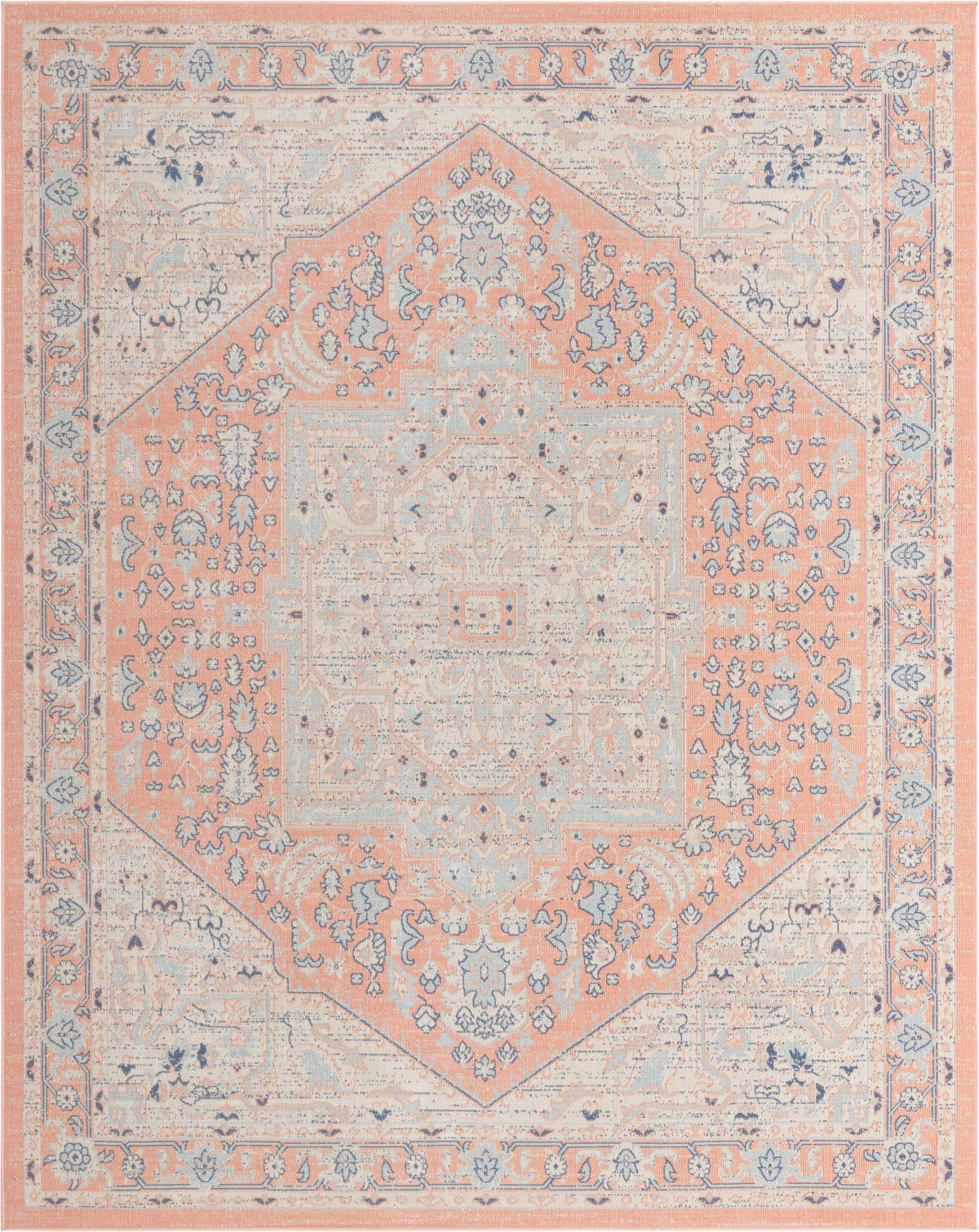 Rechteck Teppich Whitney in Powder Rosa von Hadorn™ - Lifestyle Image