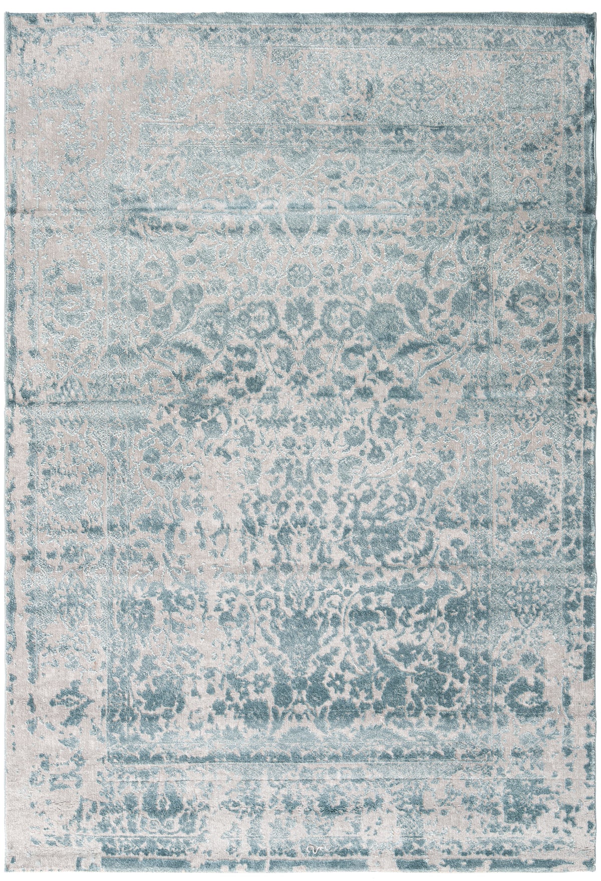 Rechteck Teppich Hadorn Limited Edition in Hellblau von Hadorn™ - Lifestyle Image