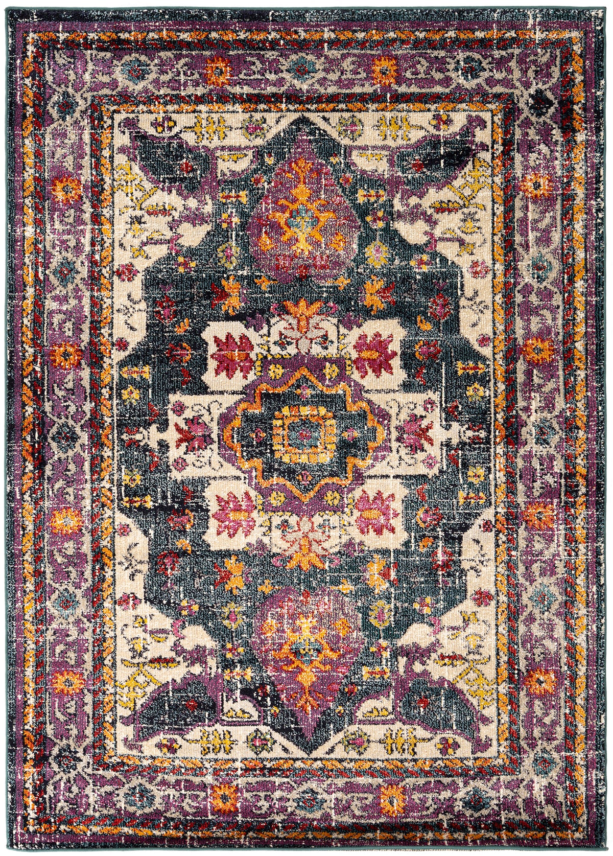 Rechteck Teppich Hadorn Limited Edition in Grün von Hadorn™ - Lifestyle Image