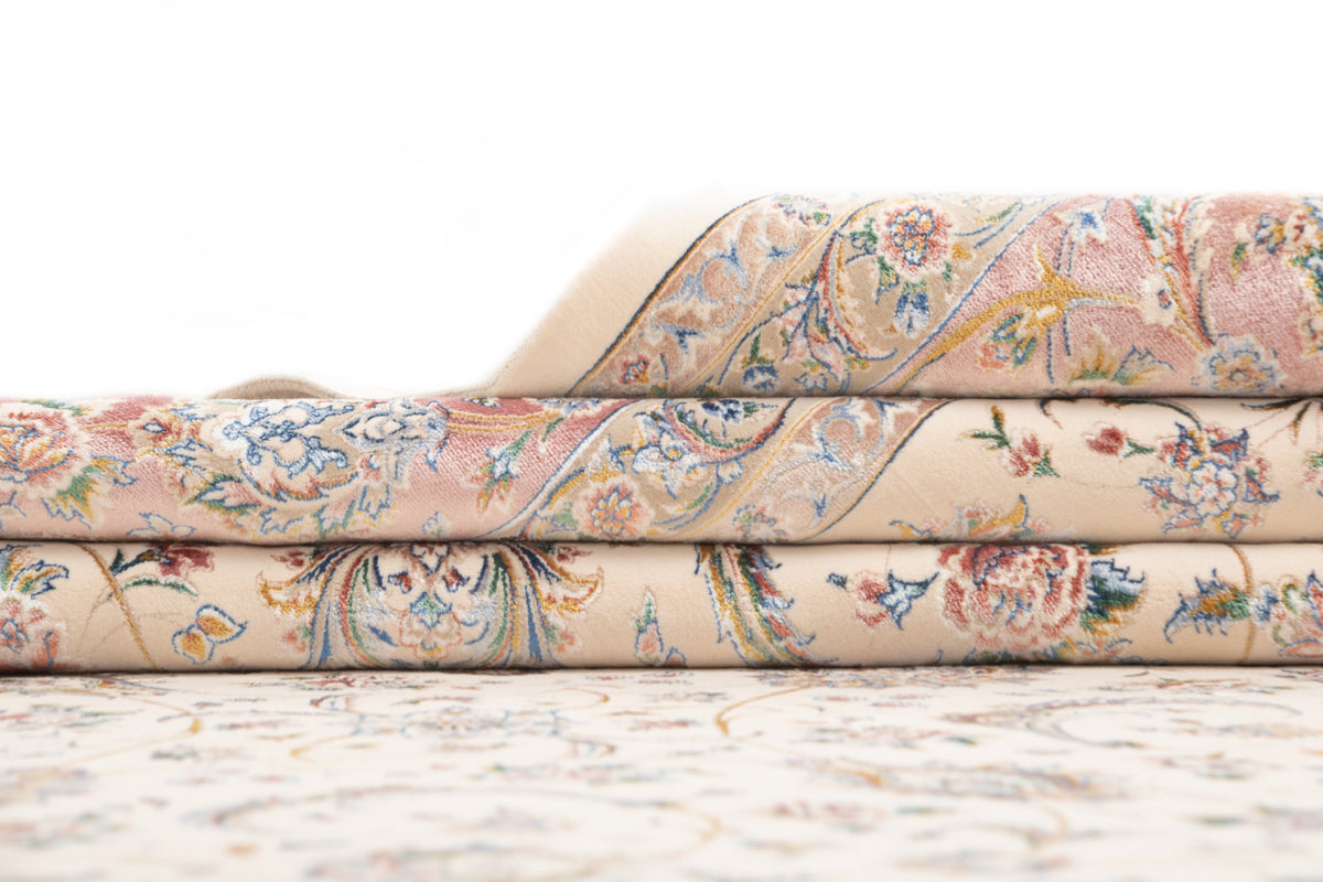 Rechteck Teppich Ghom Design in Creme von Hadorn™ - Lifestyle Image